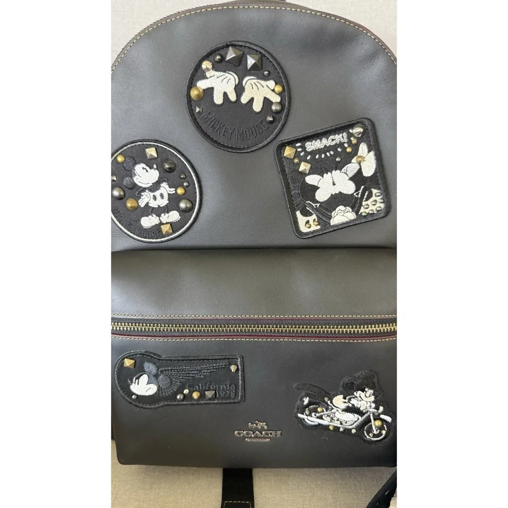 COACH X Disney Mickey Mouse‎ Patches Charlie Backpack